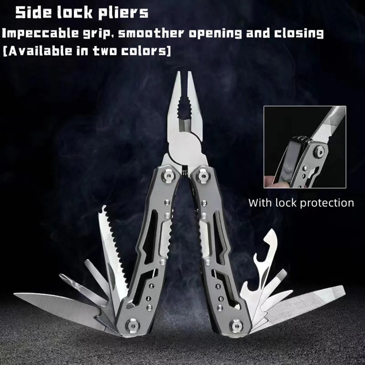 Outdoor Multitool Camping Portable Stainless Steel Edc Folding Multifunction Tools Emergency survival Knife Pliers