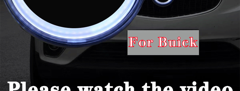 For Buick Series Car Start Luminous Logo Envision Buick Regal Lacrosse Anthem Buick Gl8 Grille Sign Modification