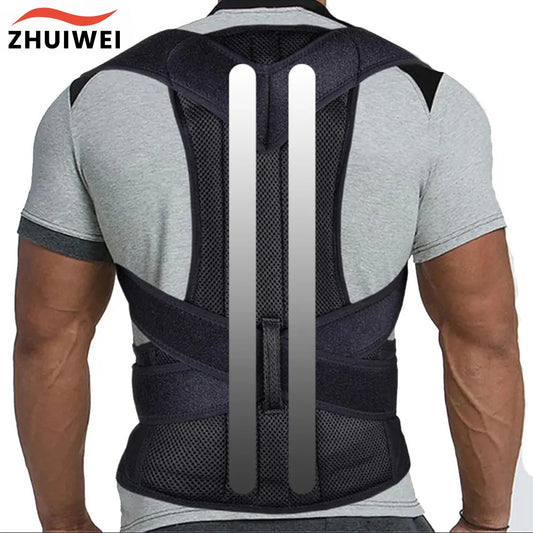Back Corrector Corset Magnetic Posture Corrector Straight Shoulder Brace Lumbar Support Pain Relief For Children Adult Women Men
