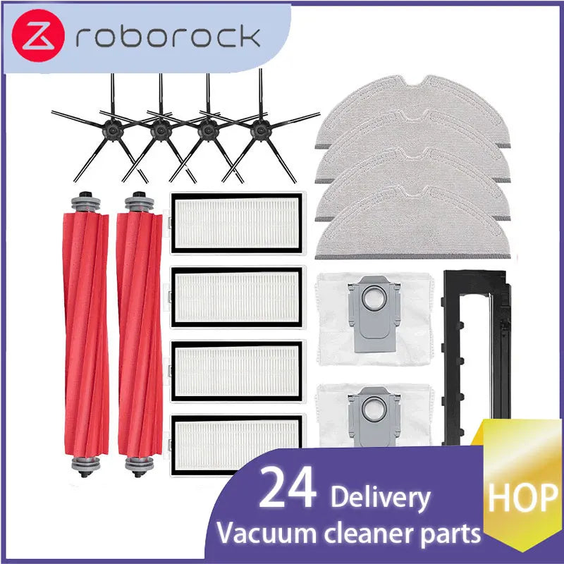 Roborock Q7 / Q7+ / Q7 Max+ Robot Vacuum Roller Brush, Hepa Filter, Side Brush, Mop Cloth
