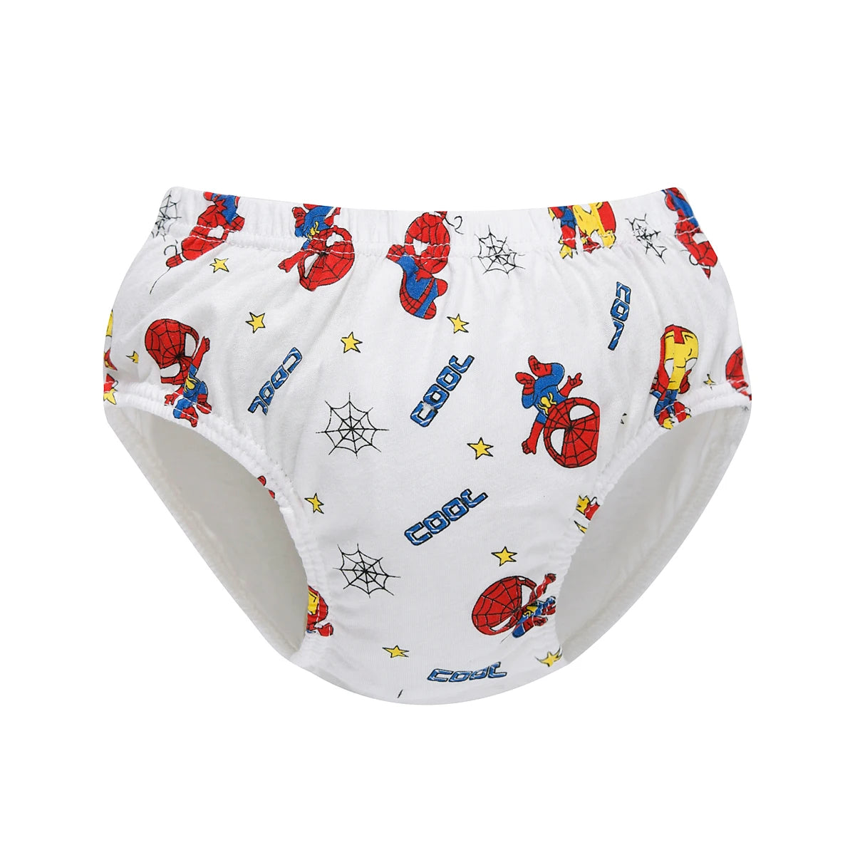 Exquisite Boxed 5-Piece Boys Cotton Underwear Comfortable and Breathable Briefs Boys Spider-Man Print Children Triangle Panties