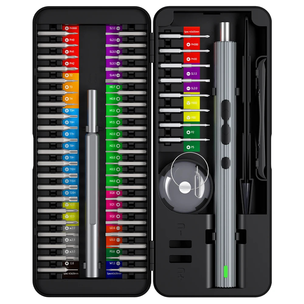 Electric Screwdriver Set Precision Rechargeable 58 in 1 Portable Tool Kit Wireless Magnetic Mini Small Bit for Xiaomi Mobile New