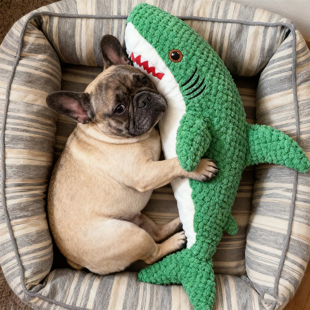 Pet Chew-Resistant Plush Interactive Toy with Sound, Parrot-Shaped, Suitable for Large, Medium, and Small Pets Like Cats and Dogs, Double-Layer Fabric, Built-In Airbag
