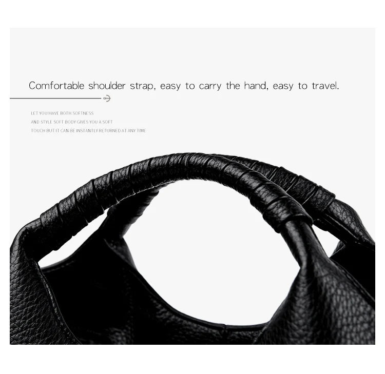 High Quality Soft Leather Women's Handbag Tote Bag Fashion Luxury Women Shoulder Bag Trendy Female Commute Crossbody Bags Wallet
