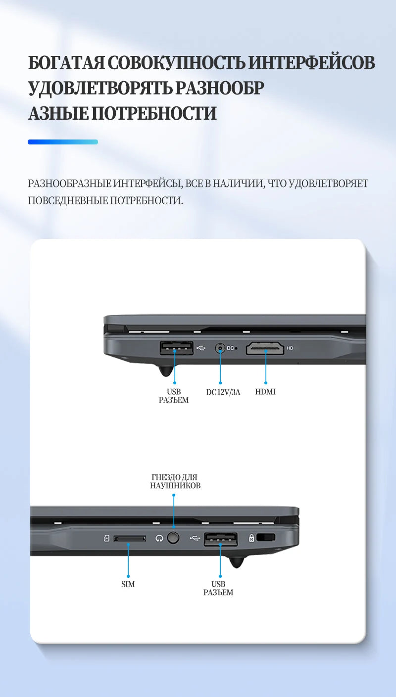 Laptop 15.6 inch Notebook Windows 10 Cheap Portable PC Intel Celeron 11th N5095 16GB RAM 256/512GB SSD IPS Screen Gaming Laptop