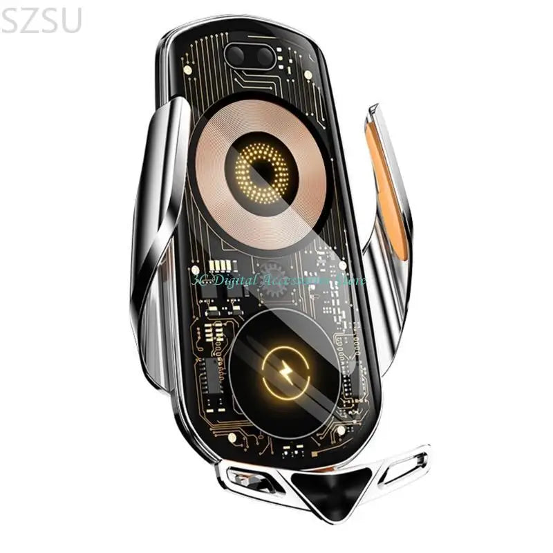 SZSU Car Interior Wireless Phone charging Stand Multifunction Wireless Car Phone Holder