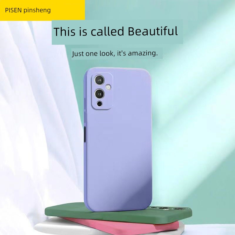 Pinsheng Applicable/OnePlus 9 Liquid Silicone Phone Case OnePlus 9RT Pure Color Stain-Resistant Soft Case OnePlus Ace Pro