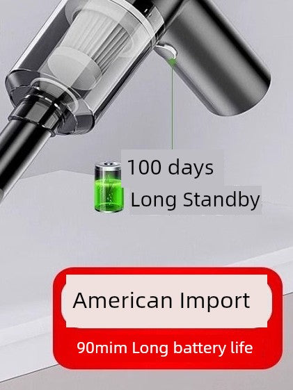 Mini Car Wireless Charging Automobile Vacuum Cleaner For Home Powerful Large Suction High Power Small Handheld Vacuum Cleaner