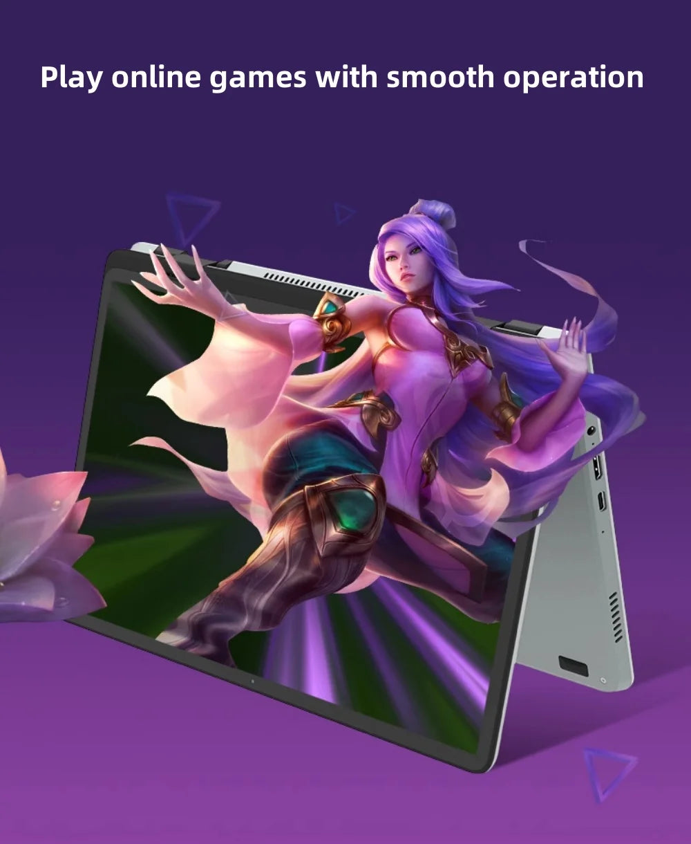 Green 2025 New 11" Touch Screen Intel Celeron N100  4 Core 4 Thread 3.4GHz  Laptop PC Cheap Win 11 Laptops Computer For Business