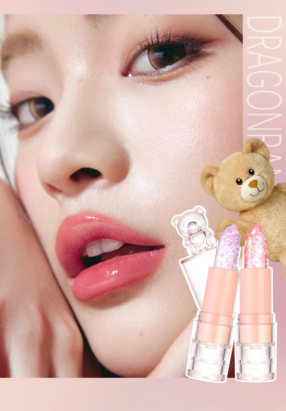 Three Lipstick Sets in a Box That Enhance Complexion, Moisturize, Hydrate, Are Waterproof, Do Not Fade, and Do Not Transfer to Cups. Beginner Lipstick Set