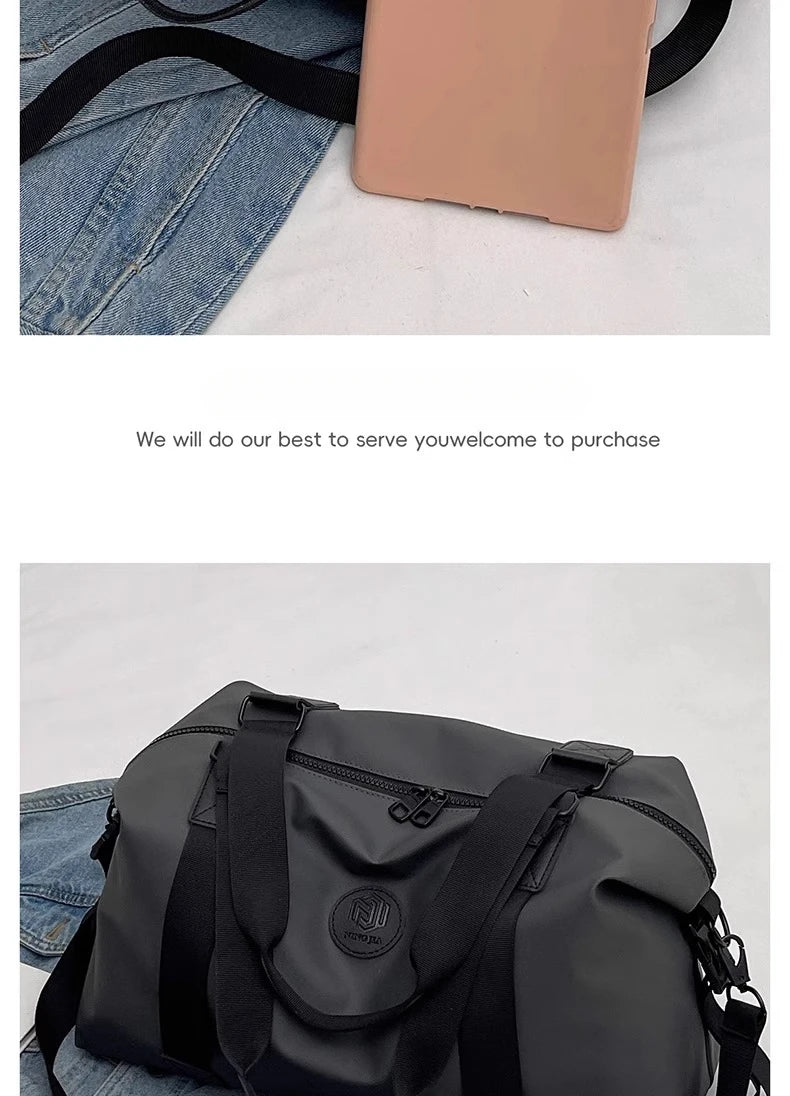 Travel bag Women's short-distance lightweight large-capacity duffel bag Men's business travel handbag Sports fitness backpack