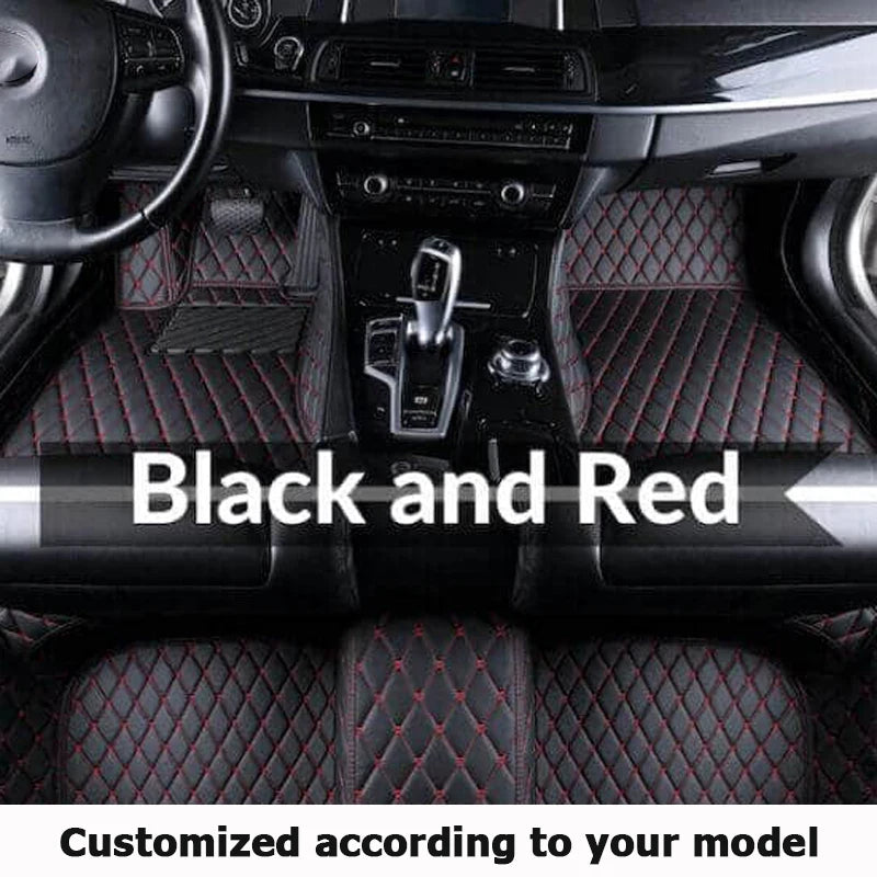 Car Floor Mats For VW Golf 4 MK4 1998 1999 2000 2001 2002 2003 car Accessories Leather Carpets Rugs Foot Pads