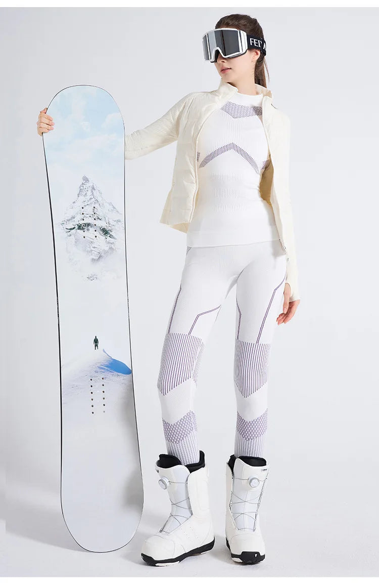 Ski Quick-drying Clothes Intimatesheattech Compression Sweat-wicking Breathable Women's Outdoor Hiking Sportswear Functional