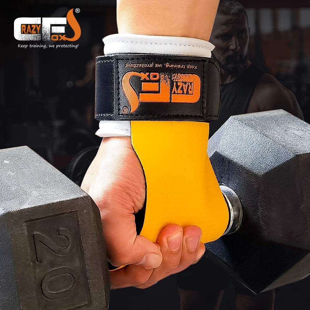Weight Lifting Grips Gym Gloves Men Alternative Power Lifting Hooks for Deadlifts Neoprene Padded Wrist Support Calleras
