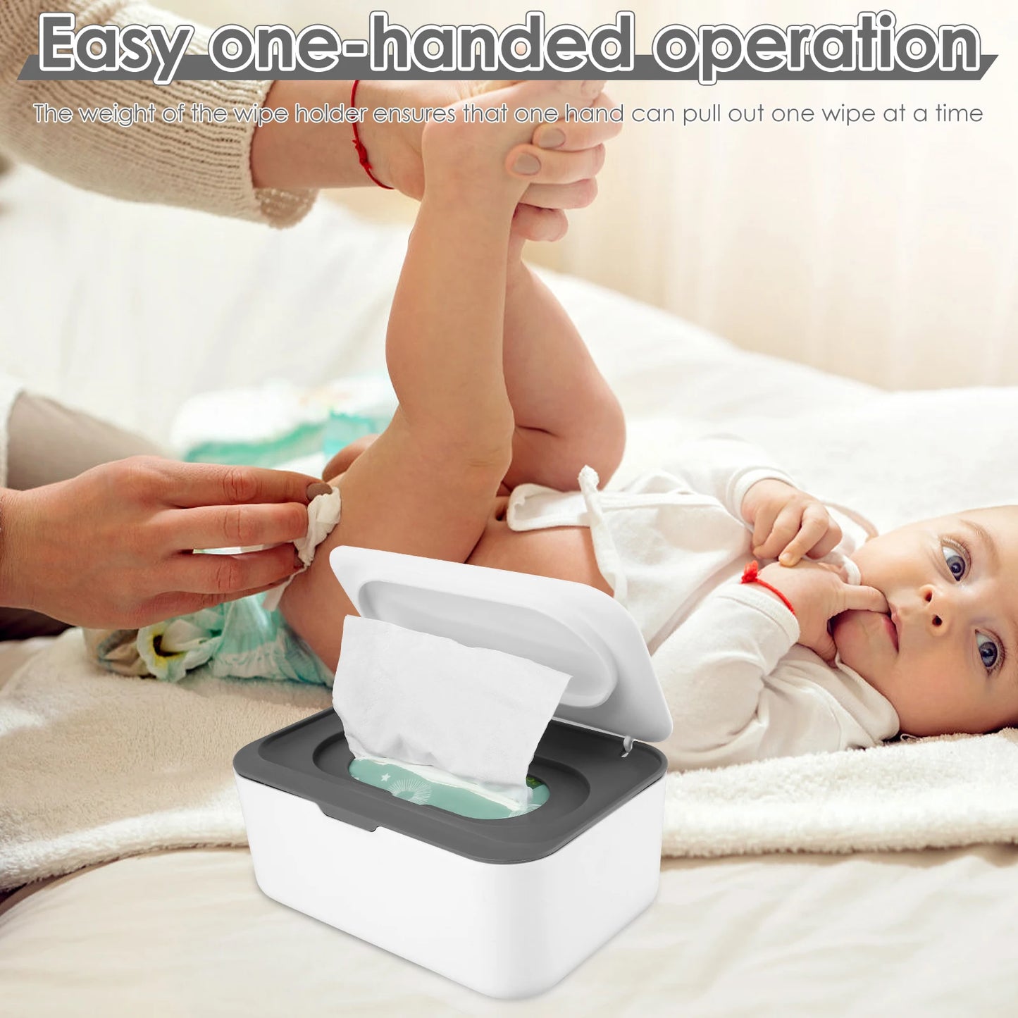 1/2Pcs Wet Tissue Box Paper Dispenser Portable with Lid Tissue Storage Box Holder Dustproof Baby Car Organizer Napkin Container