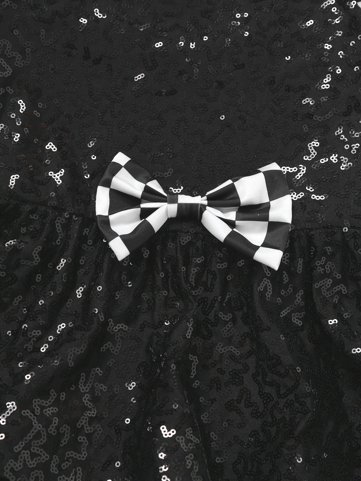 Kids Girls Checkerboard Racer Costume Halloween Car Driver Cosplay Leotard Dress with Tulle Skirt Themed Party Driving Roleplay