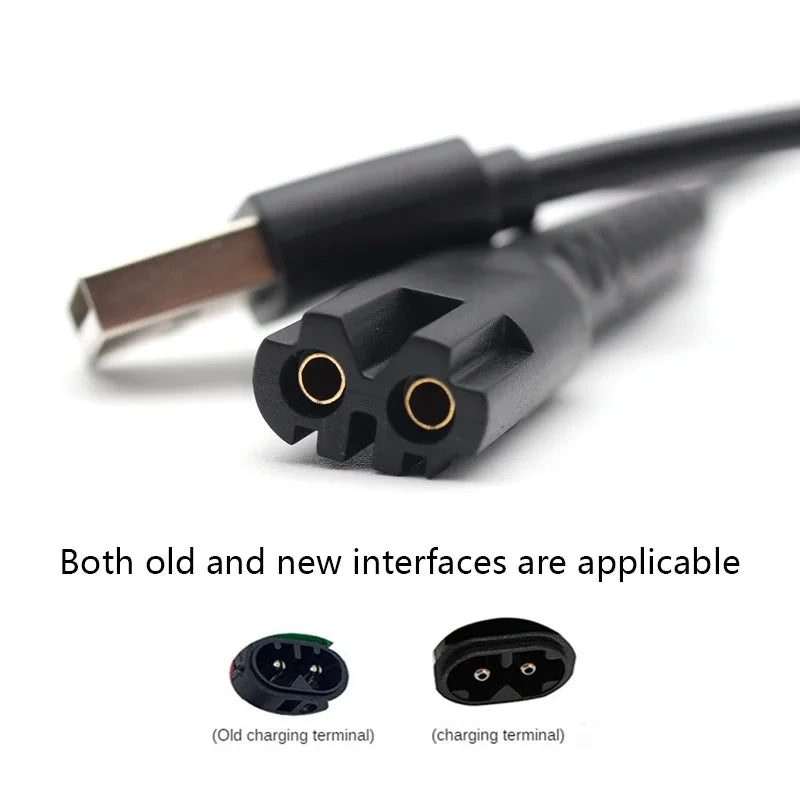 USB Charging Cable For Wahl 8148/8591/8504/8509/1919/2240/2241 Power Cord 1M Length Professional Hair Clipper Accessories