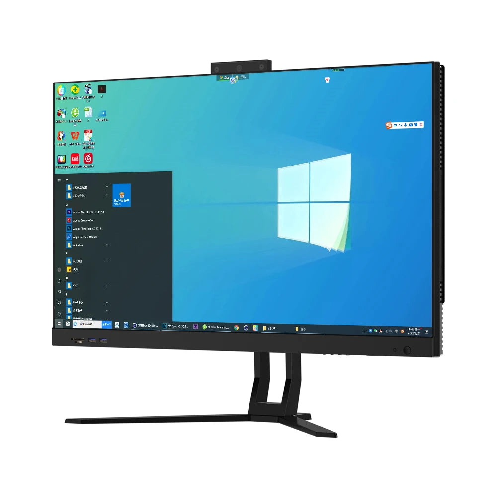 All-in-One Desktop Computer 27" Core I7 Processor Full HD Touchscreen All In One Computer Hardware & Software