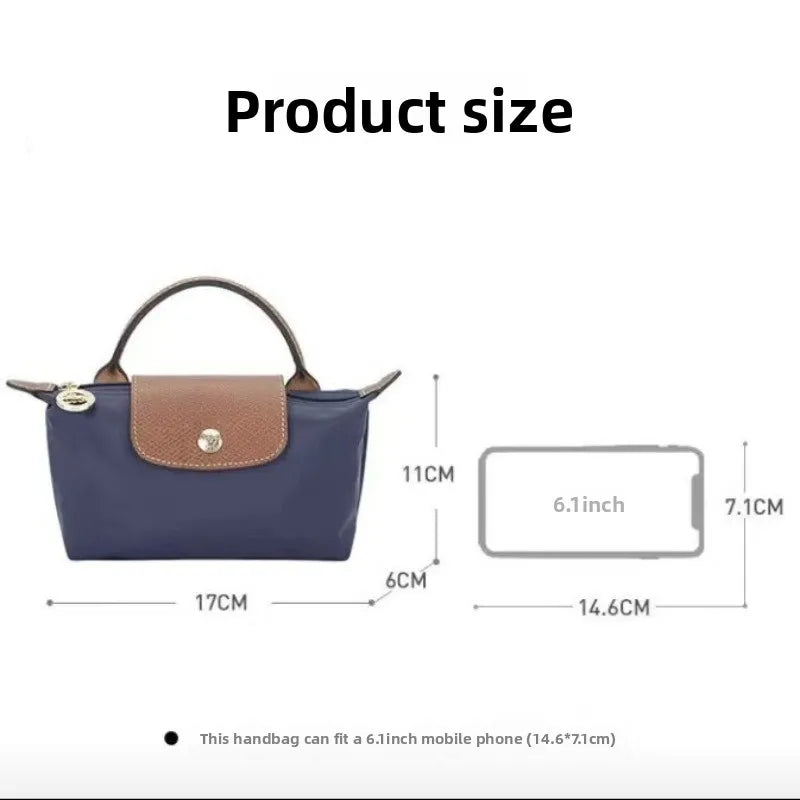 Zqish Zak Avec Principale Et Inclinée Y2K Ballon Haut Nylon Élément Sangle D'épaule Sans Perforation En Pression Style Français