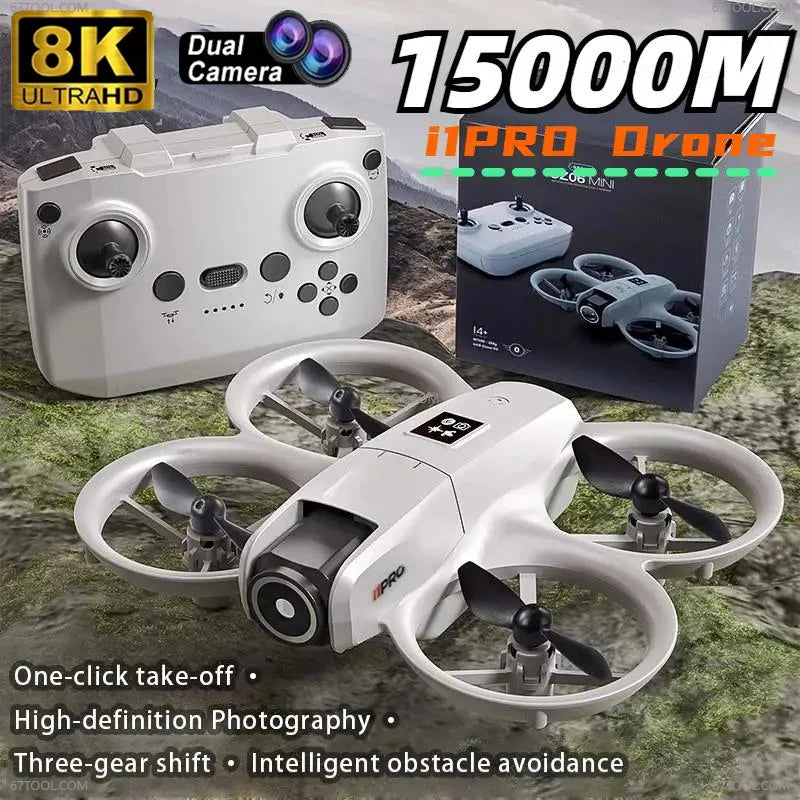 i1PRO Mini Drone Professional 8K HD Camera Drone 5G WIFI FPV UAV With screen remote control Avoidance Aerial Quadcopter Toy Gift