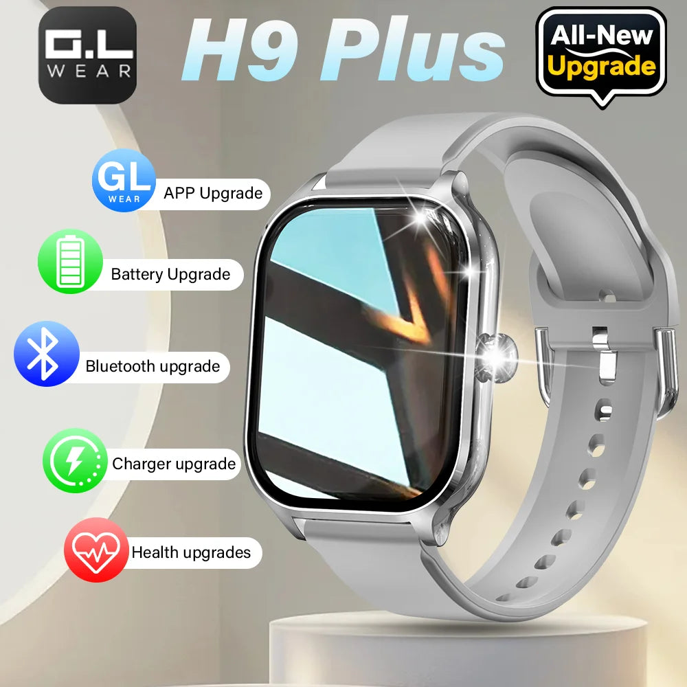 LAXASFIT New H9 Promax Smart Watch Dial to Answer Calls Calorie Tracking Heart Rate Oximetry Monitoring Bluetooth Smartwatch