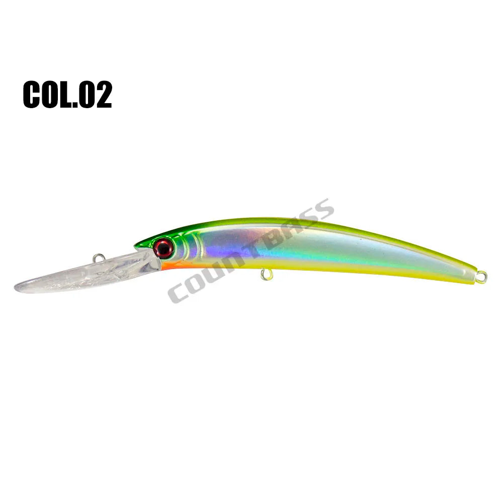 Countbass Floating Minnow 110mm 4-21/64" 15.6g 1/2 oz. Dive 2.5-3m Wobblers Hardbaits Angler's Lure for Fishing