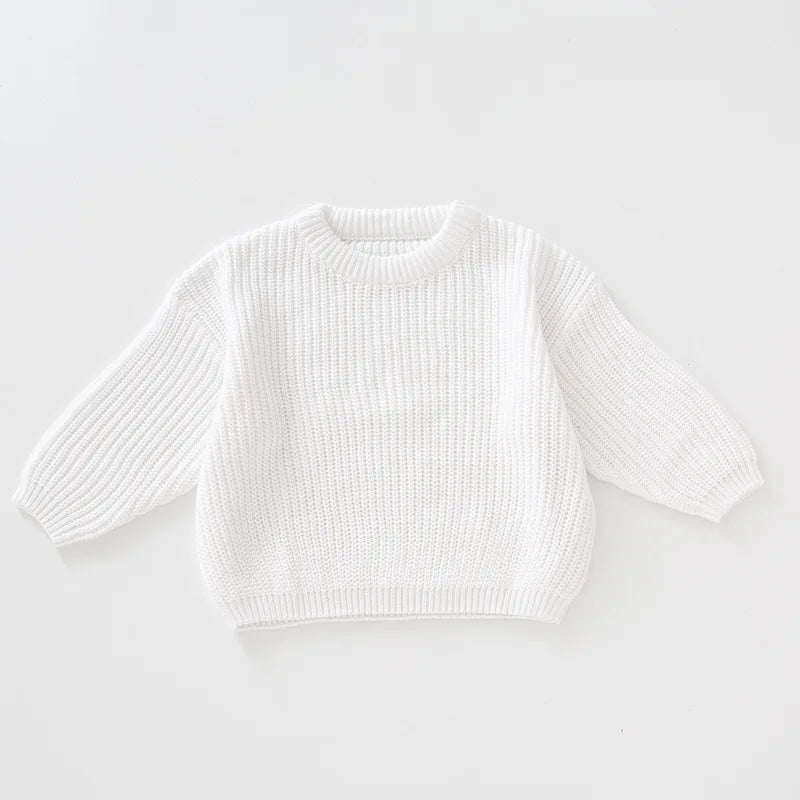 Custom Sweater Crewneck Pullovers For Kids Embroidered Exquisite Design Baby Shower Gift Personalized Unique Name By Hand-made