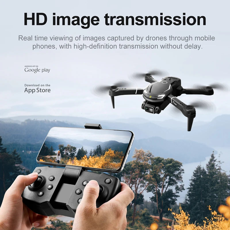 Original Mini Drone 4k 8K HD Camera Obstacle Avoidance Aerial Photography Brushless Motor Foldable Rc Quadcopter Kid Toy Gift