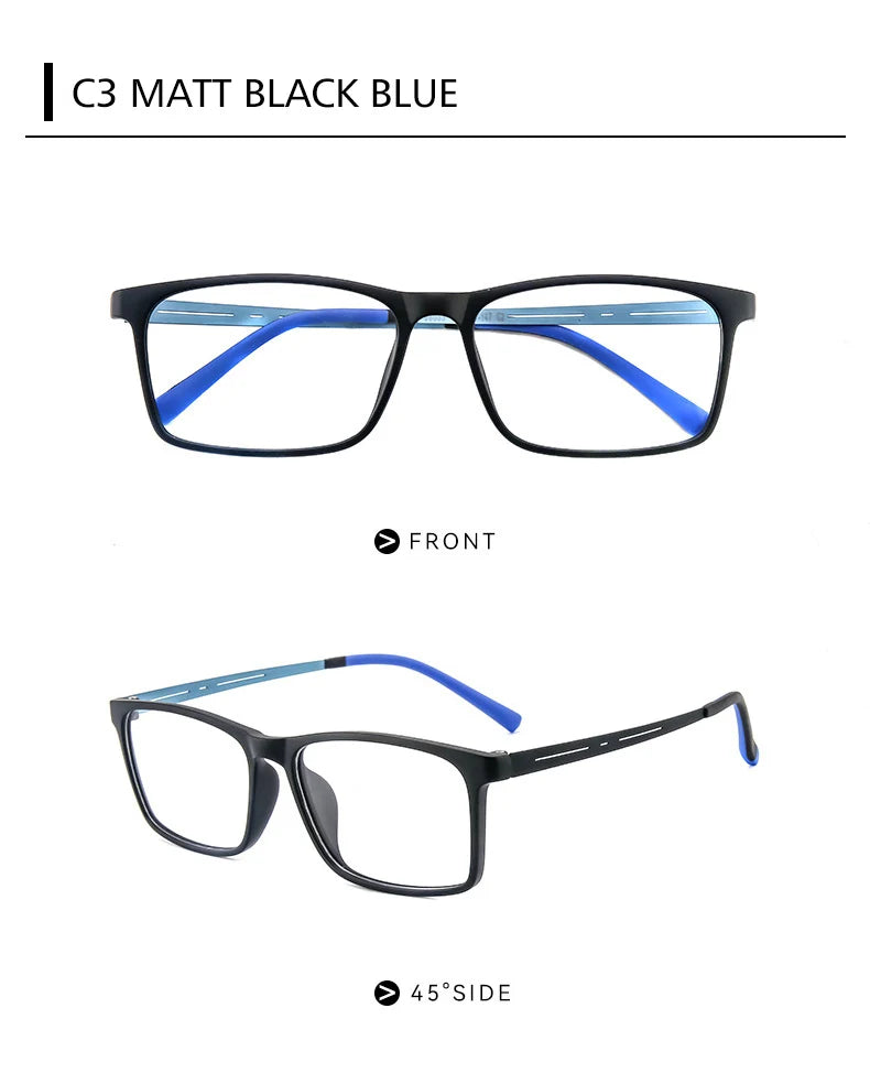 KANSEPT Square Man Glasses Myopia Big Face Glasses for Women Blue Light Lenses to Read Lunette De Lecture Femme Eyeglass Frames