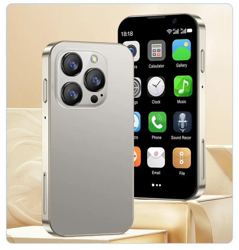 2025 New Mini Android Smartphone 3G WCDMA 2GB RAM 16GB ROM 3.0" Display 5MP Camera Dual SIM Smart Cellphone Play Store WhatsAPP