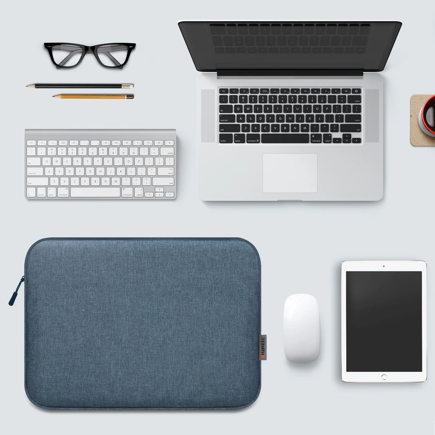 HAWEEL 16 15 13 inch Laptop Sleeve Case Zipper Briefcase Bag for 15-16.7 14-15 12.5-13.5 inch Laptop Bag