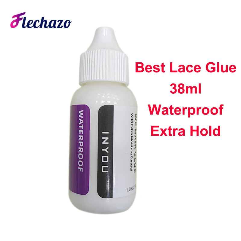 Strong Hold Lace Wig Glue With Remover Set Waterproof Wig Glue For Front Lace Wig Transparent Lace Adhesive For Hair Replacement