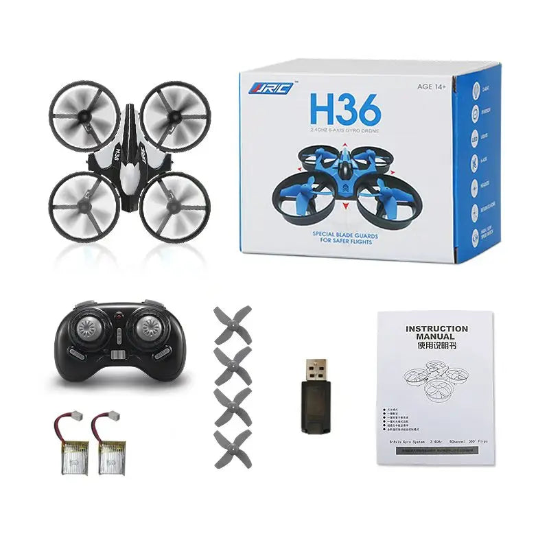 JJRC H36 Mini RC Drone with 1/2/3Battery Headless Mode 360° Flip 6-Axis Remote Control Quadcopter Toys Mini Drone Toys for Kids
