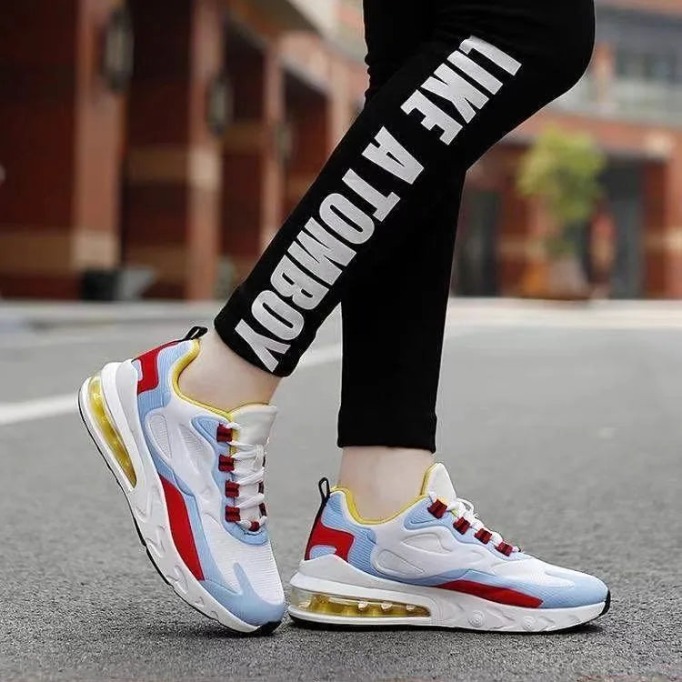 Unisex Large Size Sports Shoes Breathable Comfortable Spring Autumn Fashionable Casual Mesh Air Cushioning Low Top Sneakers