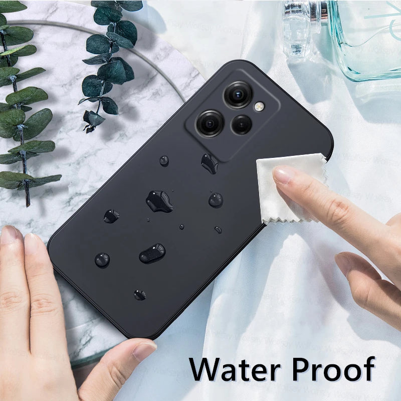 For Xiaomi Poco X5 Pro Case For Xiaomi Poco X5 Pro 5G Cover Shockproof Liquid Silicone TPU Phone Cover For Xiaomi Poco X5 Pro