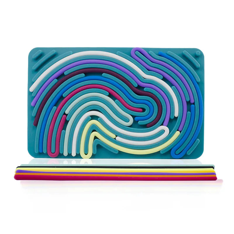 Sensory Activity Board for Boys and Girls To Relieve Stress, Anxiety, and Autism, A Must-have Toy for Calm Travel and Airplanes