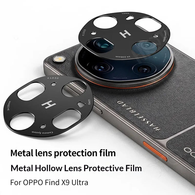 Aluminum Metal Rear Camera Lens Protector for Oppo Find X9 Ultra Lens Cover Screen Protector Lens Ring Film for Oppo Find X9 Ult