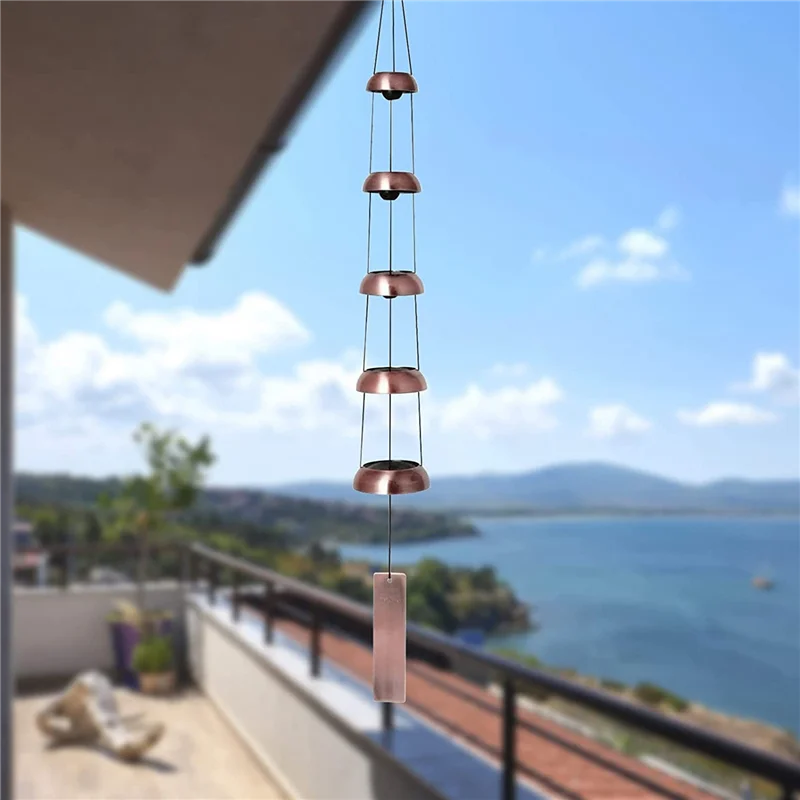 Temple Wind Bell -Memorial Bell Wind Chime For Unique Gift Feng Shui Wind Chime For Outdoor Decoration In Yard