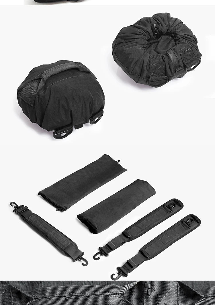 60L Travel Duffel Bag, Adjustable Sports Duffle Bag Upgraded Waterproof Gym Bag Overnight Weekender Bag Foldable Travel Backpack