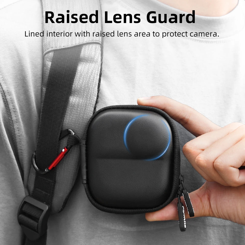 Flymile Storage Bag for DJI OSMO NANO Camera Mini Box Hard Shell Portable PU Carrying Case for DJI OSMO NANO Accessories