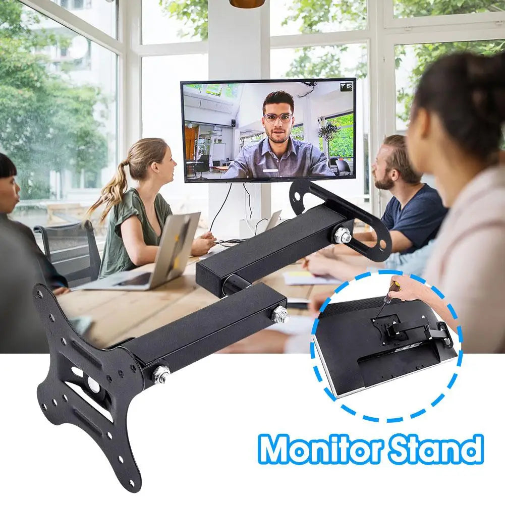 Universal Retractable TV Mounts Wall Mount Bracket For 10 To 27 Inches LCD Monitor TV Stand Expansion Bracket With Screws
