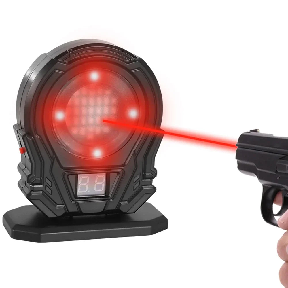Christmas gifts mini infrared Dart Target Laser Training Target Induction Laser Target Auto-Scoring Target Sound Light Feedback