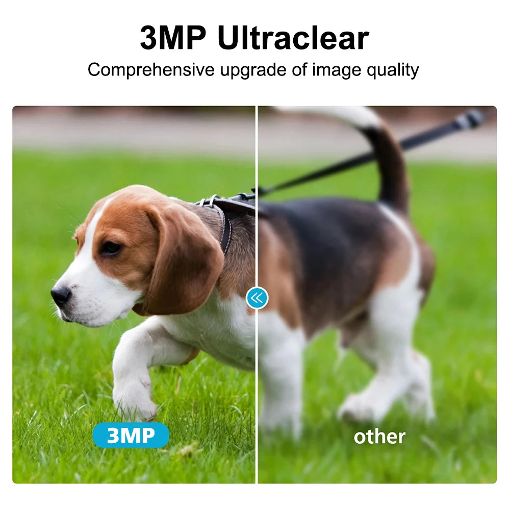 3MP Battery Solar WiFi Security CCTV 130 Wide View Angle 5XDigital Zoom Waterproof Outdoor Solar Camera 5200mAh Rechargeable Cam