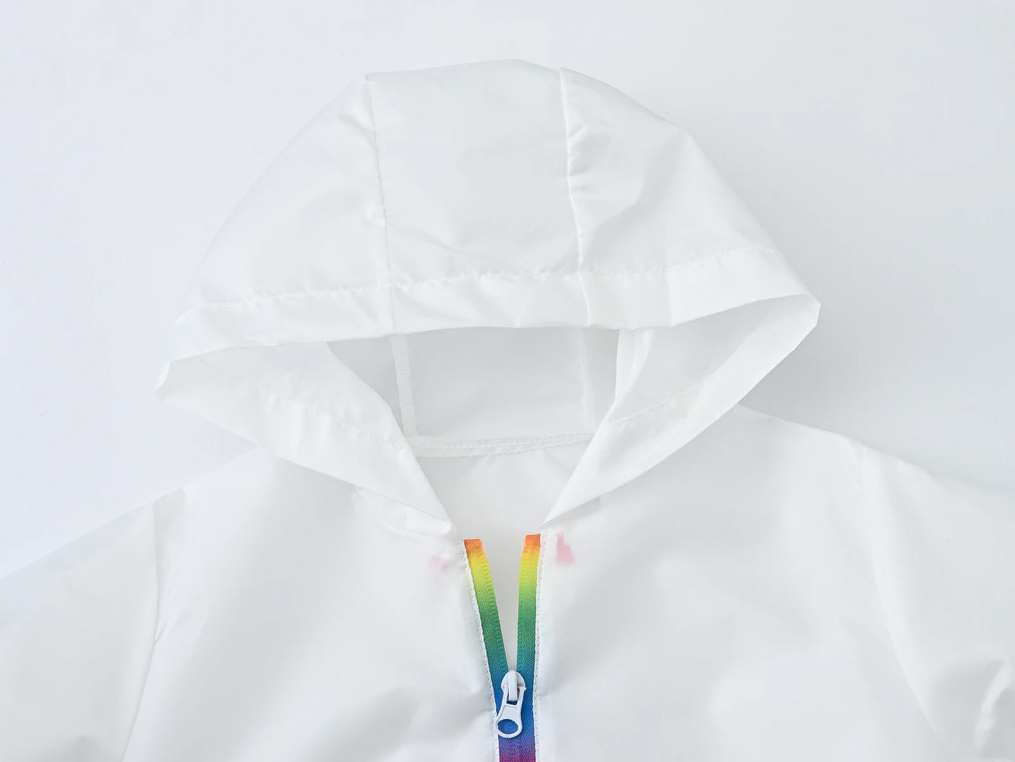 Children's gradual color sunscreen clothes boys and girls summer hooded sunscreen jackets breathable light skin clothing