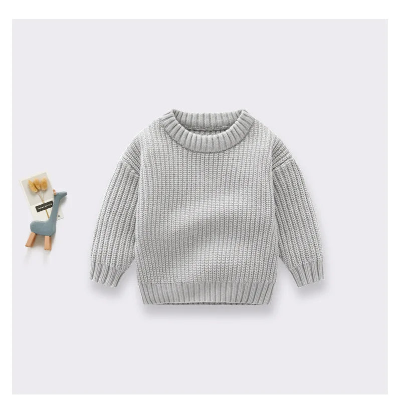 0-6Yrs Baby Boys Girls Knit Sweater Clothes 2025 New Toddler Infant Newborn Knitwear Soft Spring Long Sleeve Baby Pullover Tops