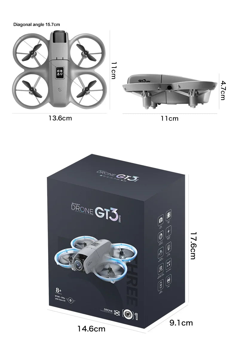 2026 NEW MINI Drone 8K 5G GPS Professional HD Aerial Photography Remote Control Aircraft HD Dual Camera Quadcopter Toy UAV