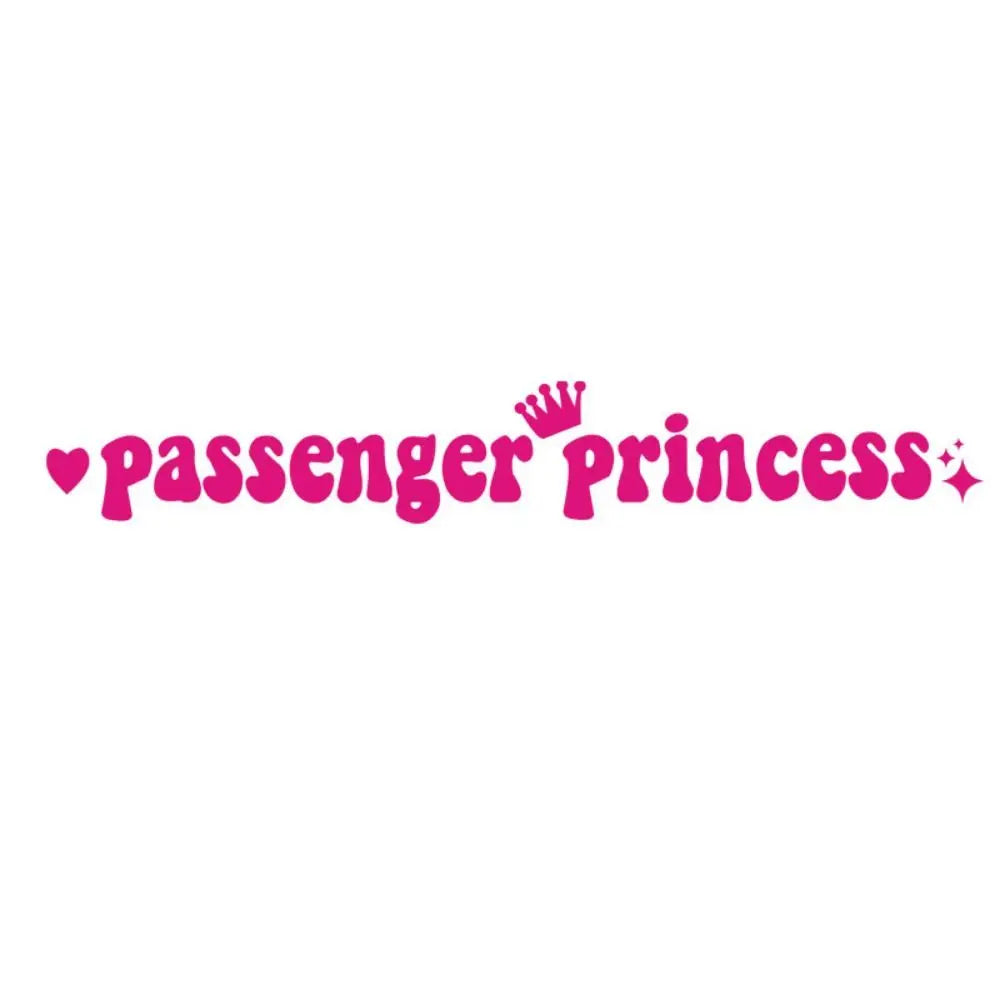 Passenger Princess Passenger Princess Car Stickers Self Adhesive Reflective Passenger Princess Sticker Personality Funny