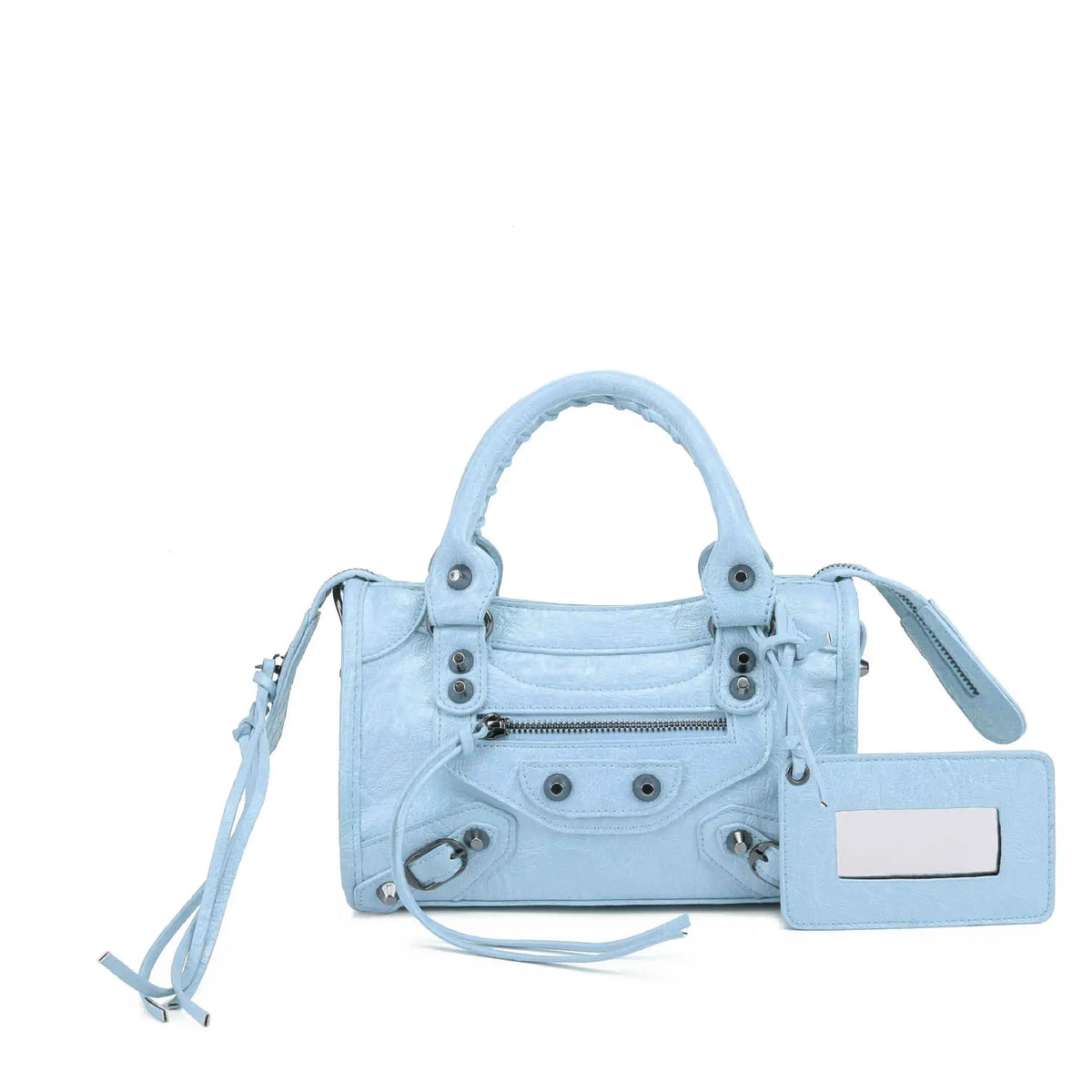 Luxury Designer City Motorcycle Shoulder Tote Bag for Women Large Capacity Autumn Winter Handbag Crossbody Stylish Women's Bag