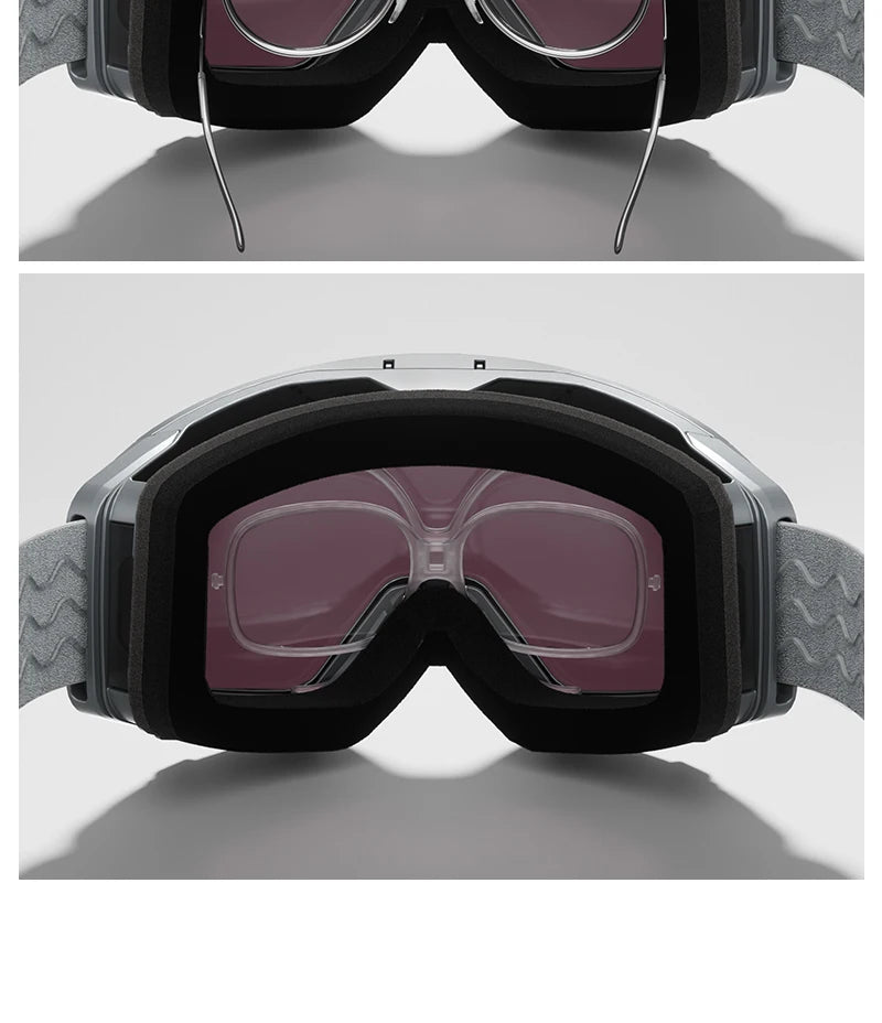 Kapvoe 2026 Skiing Eyewear Flip Ski Goggles Photochromic Snow Goggles Men Snowboard Mask Protection Glasses Snowmobile Winter