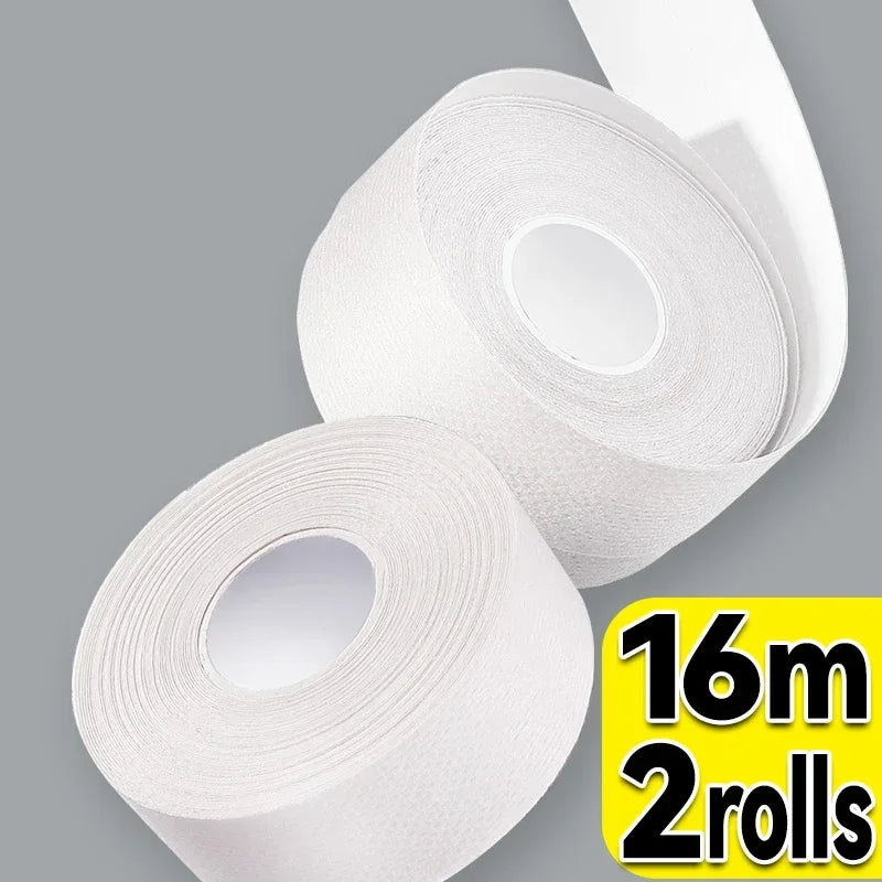 8/40M Hat Shirt Collar Anti-dirty Grime Protector Fixing Sticker Self-adhesive Disposable Tape Rolled Sweat-absorbent Tape